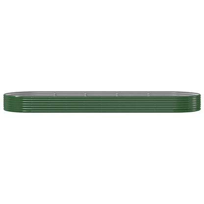 Letto Giardino Acciaio Zincato 450x140x36 cm Verde