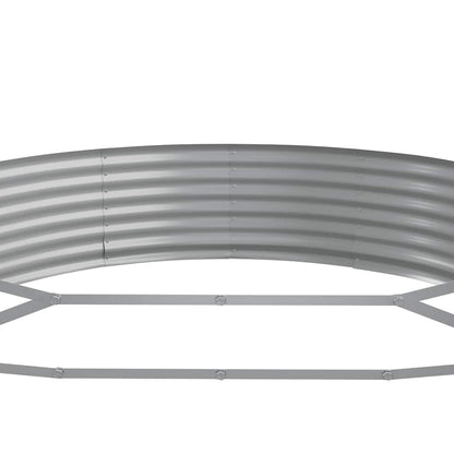 Letto da Giardino in Acciaio Zincato 600x140x36 cm Antracite