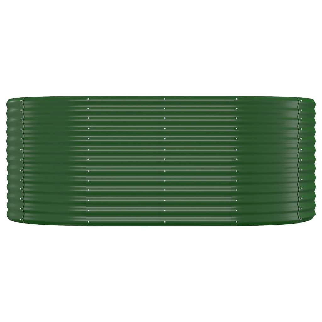 Letto Giardino Acciaio Verniciato a Polvere 175x100x68 cm Verde