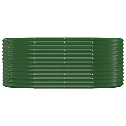 Letto Giardino Acciaio Verniciato a Polvere 175x100x68 cm Verde