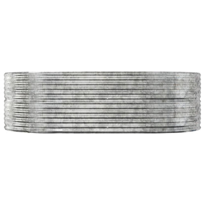 Letto Giardino Acciaio Zincato 212x140x68cm Argento