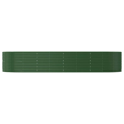 Letto Giardino Acciaio Zincato 367x140x68 cm Verde