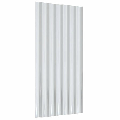 Pannelli Tetto 12pz Acciaio Zincato Marrone 80x36 cm