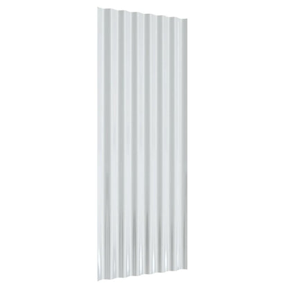 Pannelli per Tetto 12 pz Acciaio Zincato 100x36 cm