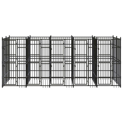 Gabbia per Cani da Esterno in Acciaio 9,22 mÂ²