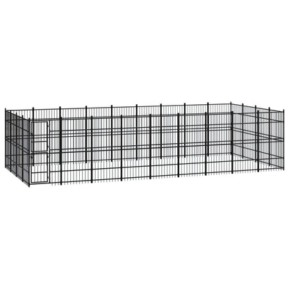 Gabbia per Cani da Esterno in Acciaio 33,18 mÂ²