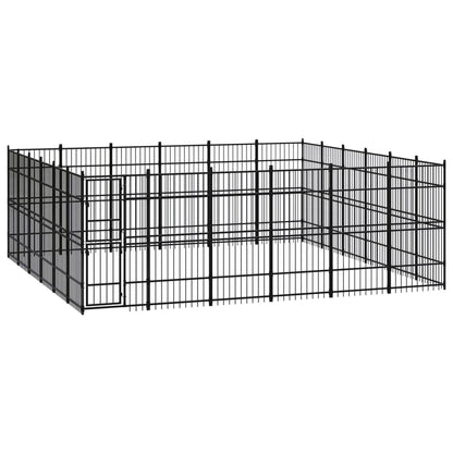 Gabbia per Cani da Esterno in Acciaio 33,18 mÂ²
