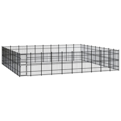 Gabbia per Cani da Esterno in Acciaio 82,94 mÂ²
