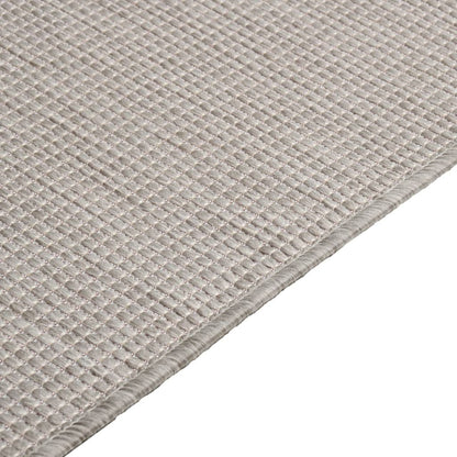 Tappeto da Esterni a Tessitura Piatta 140x200 cm Tortora