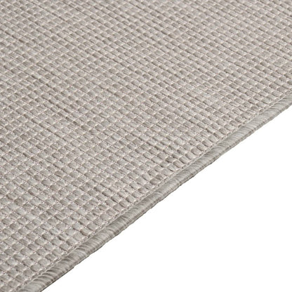 Tappeto da Esterni a Tessitura Piatta 160x230 cm Tortora