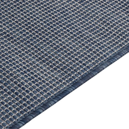 Tappeto da Esterni a Tessitura Piatta 160x230 cm Blu