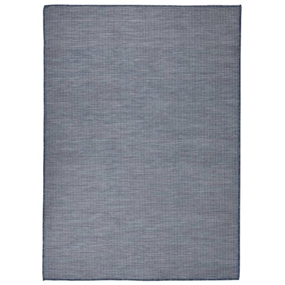 Tappeto da Esterni a Tessitura Piatta 200x280 cm Blu