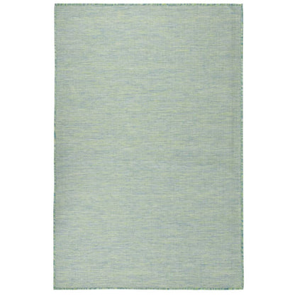 Tappeto da Esterni a Tessitura Piatta 120x170 cm Turchese