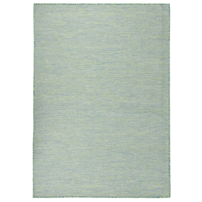 Tappeto da Esterni a Tessitura Piatta 200x280 cm Turchese