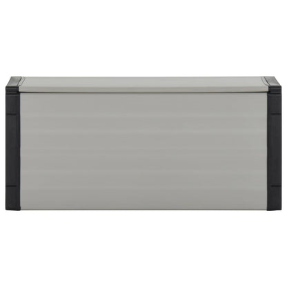 Contenitore per Rifiuti da Giardino Grigio 85x34x40 cm