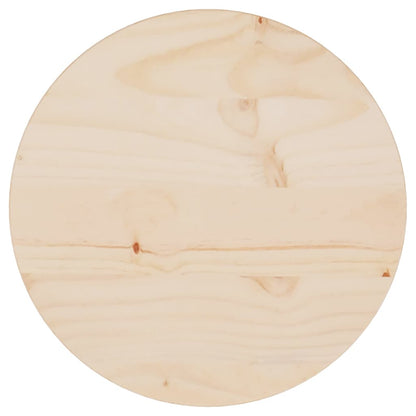 Piano Tavolo Ã˜30x2,5 cm in Legno Massello di Pino