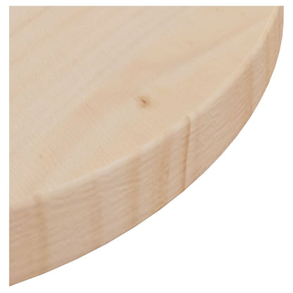 Piano Tavolo Ã˜30x2,5 cm in Legno Massello di Pino