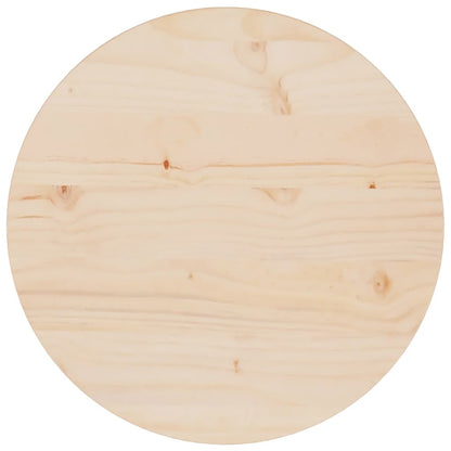 Piano Tavolo Ã˜40x2,5 cm in Legno Massello di Pino