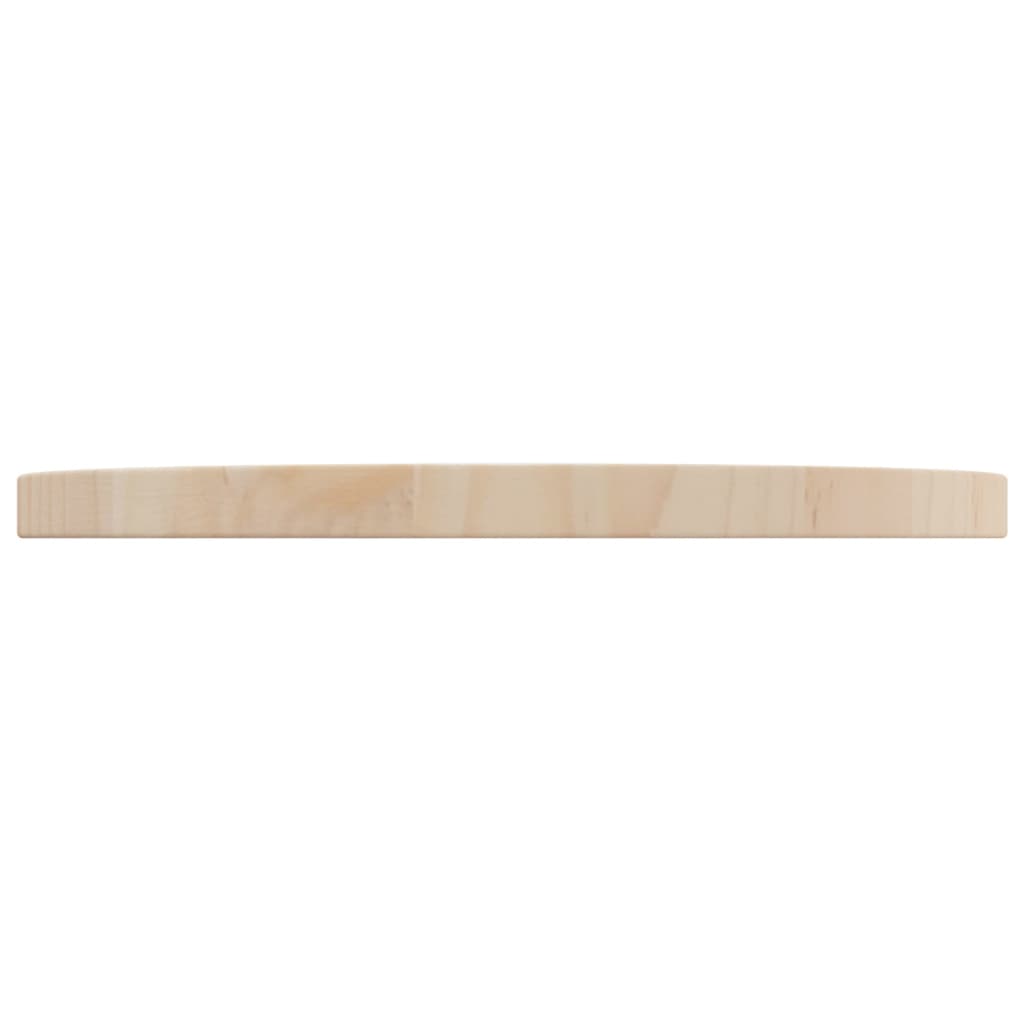 Piano Tavolo Ã˜40x2,5 cm in Legno Massello di Pino