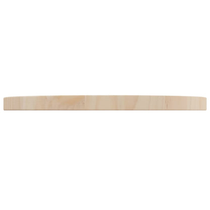 Piano Tavolo Ã˜40x2,5 cm in Legno Massello di Pino