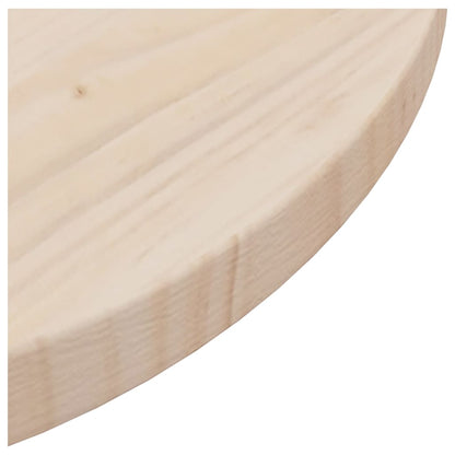 Piano Tavolo Ã˜40x2,5 cm in Legno Massello di Pino