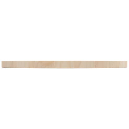 Piano Tavolo Ã˜50x2,5 cm in Legno Massello di Pino