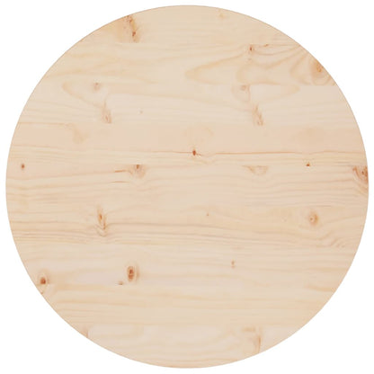 Piano Tavolo Ã˜60x2,5 cm in Legno Massello di Pino