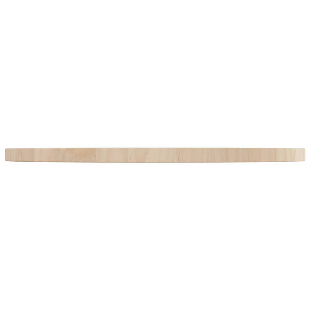 Piano Tavolo Ã˜60x2,5 cm in Legno Massello di Pino