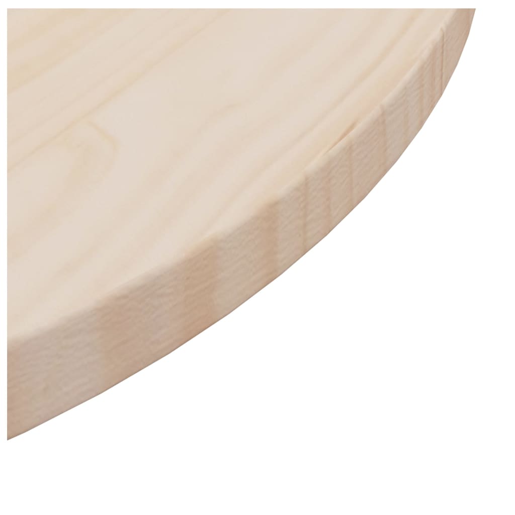 Piano Tavolo Ã˜60x2,5 cm in Legno Massello di Pino