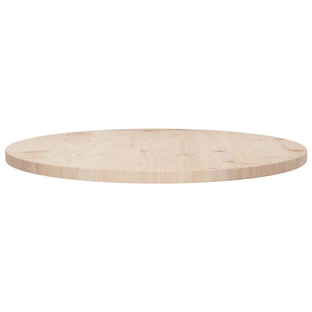Piano Tavolo ÃƒËœ70x2,5 cm in Legno Massello di Pino