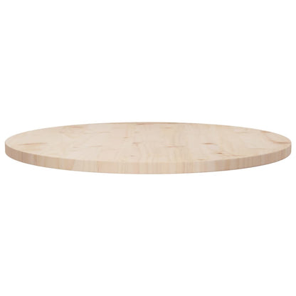 Piano Tavolo ÃƒËœ70x2,5 cm in Legno Massello di Pino
