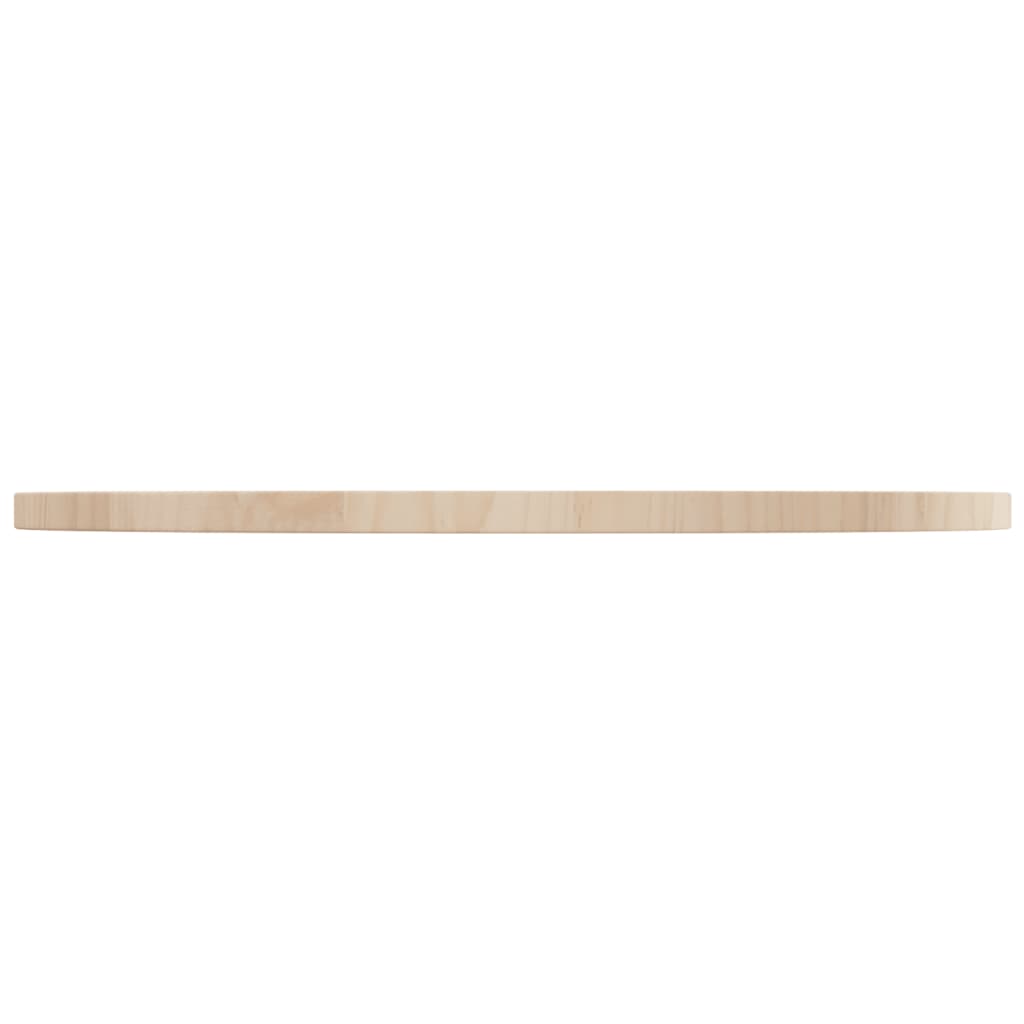 Piano Tavolo ÃƒËœ70x2,5 cm in Legno Massello di Pino
