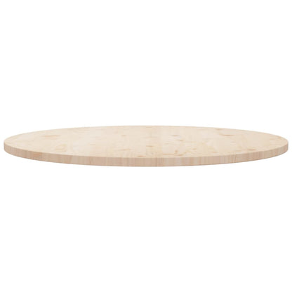Piano Tavolo Ã˜90x2,5 cm in Legno Massello di Pino