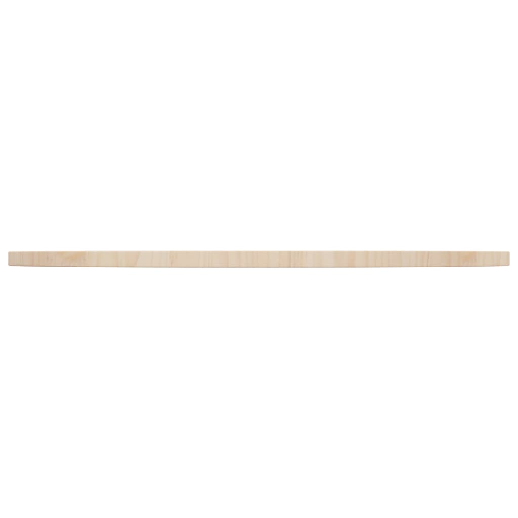 Piano Tavolo Ã˜90x2,5 cm in Legno Massello di Pino