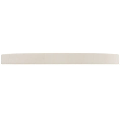 Piano Tavolo Bianco Ã˜30x2,5 cm in Legno Massello di Pino