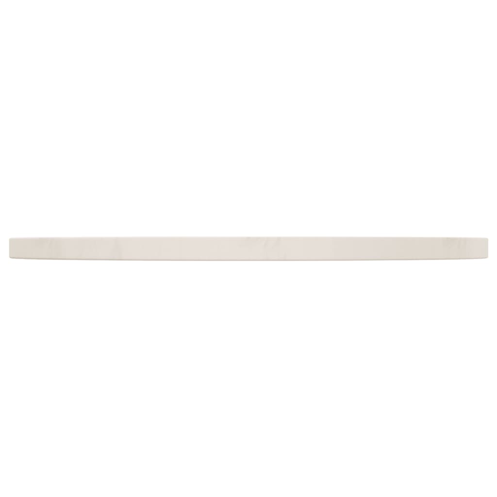 Piano Tavolo Bianco Ã˜60x2,5 cm in Legno Massello di Pino