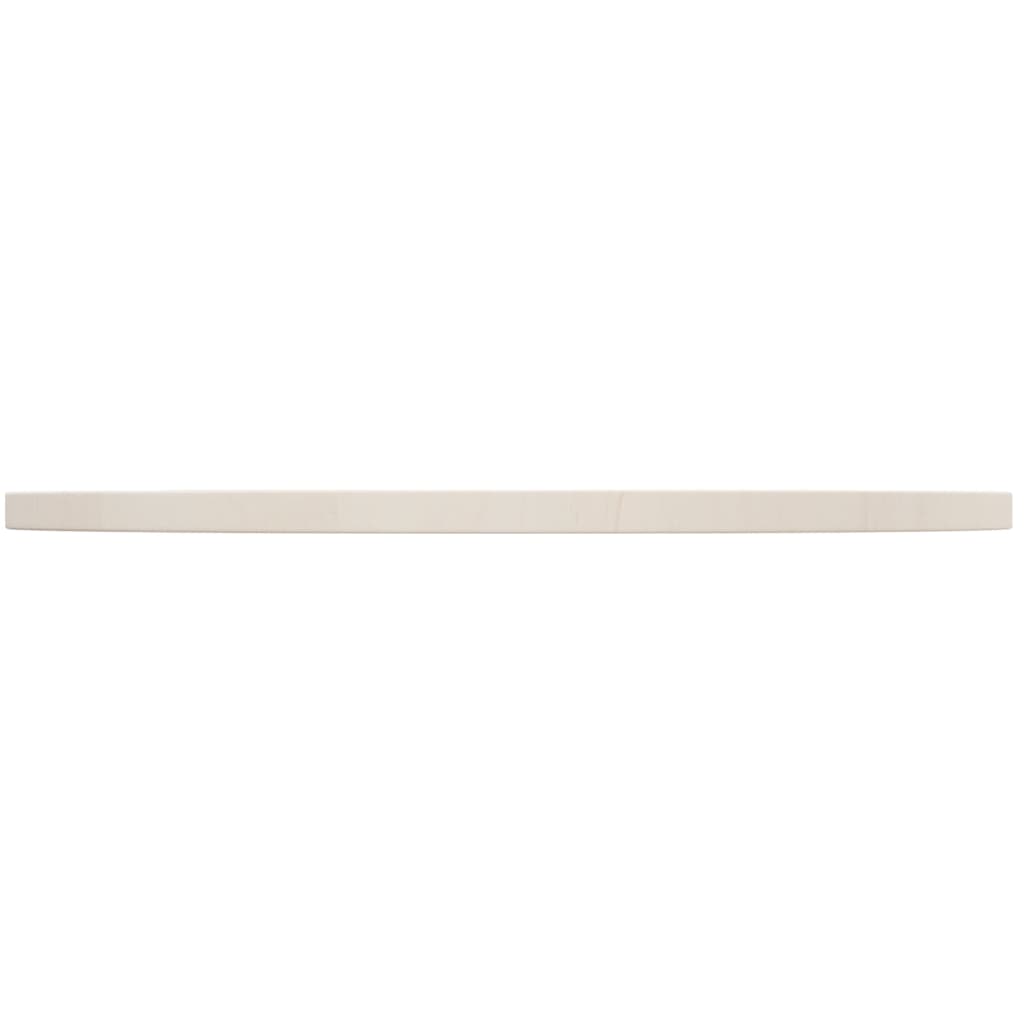 Piano Tavolo Bianco Ã˜70x2,5 cm in Legno Massello di Pino