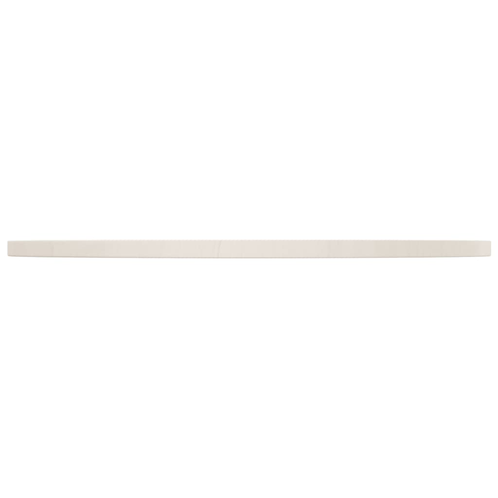 Piano Tavolo Bianco Ã˜80x2,5 cm in Legno Massello di Pino