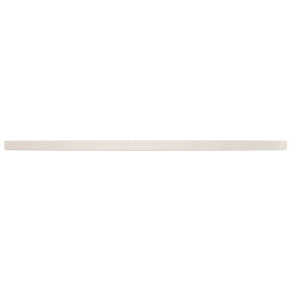 Piano Tavolo Bianco Ã˜80x2,5 cm in Legno Massello di Pino