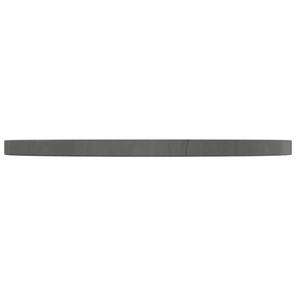 Piano Tavolo Grigio Ø60x2,5 cm in Legno Massello di Pino