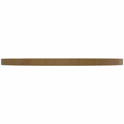 Piano Tavolo Marrone Ø60x2,5 cm in Legno Massello di Pino