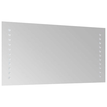 Specchio da Bagno con Luci LED 40x20 cm