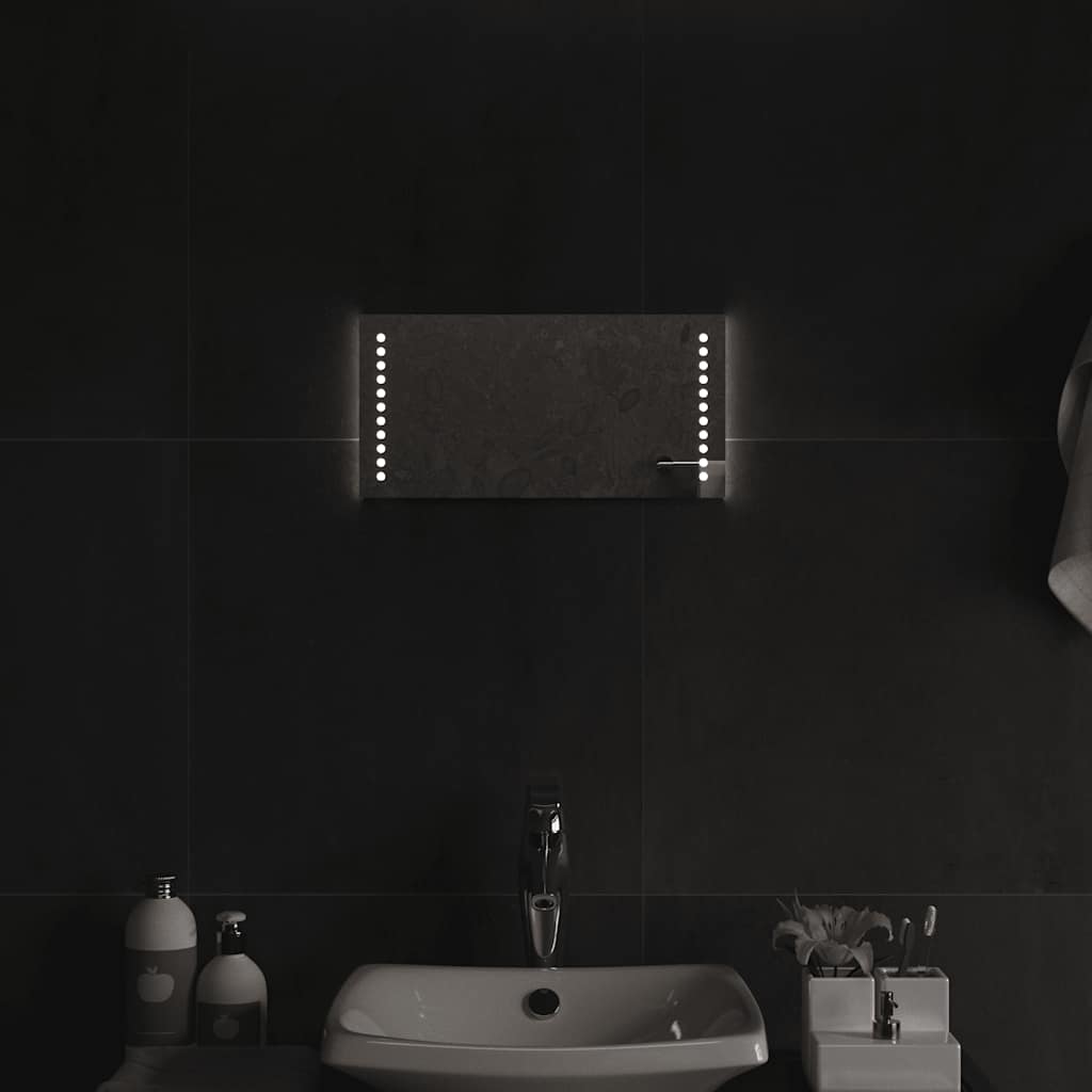 Specchio da Bagno con Luci LED 40x20 cm