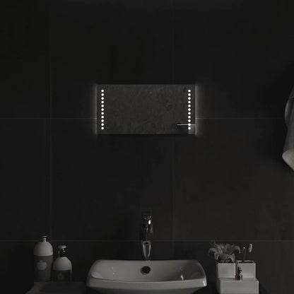 Specchio da Bagno con Luci LED 40x20 cm