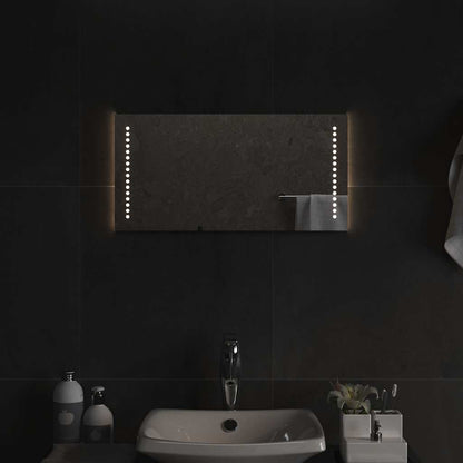 Specchio da Bagno con Luci LED 60x30 cm