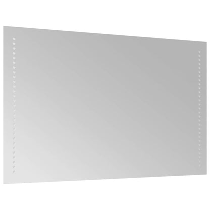 Specchio da Bagno con Luci LED 80x50 cm