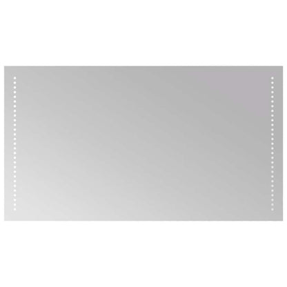 Specchio da Bagno con Luci LED 90x50 cm