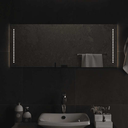 Specchio da Bagno con Luci LED 100x40 cm