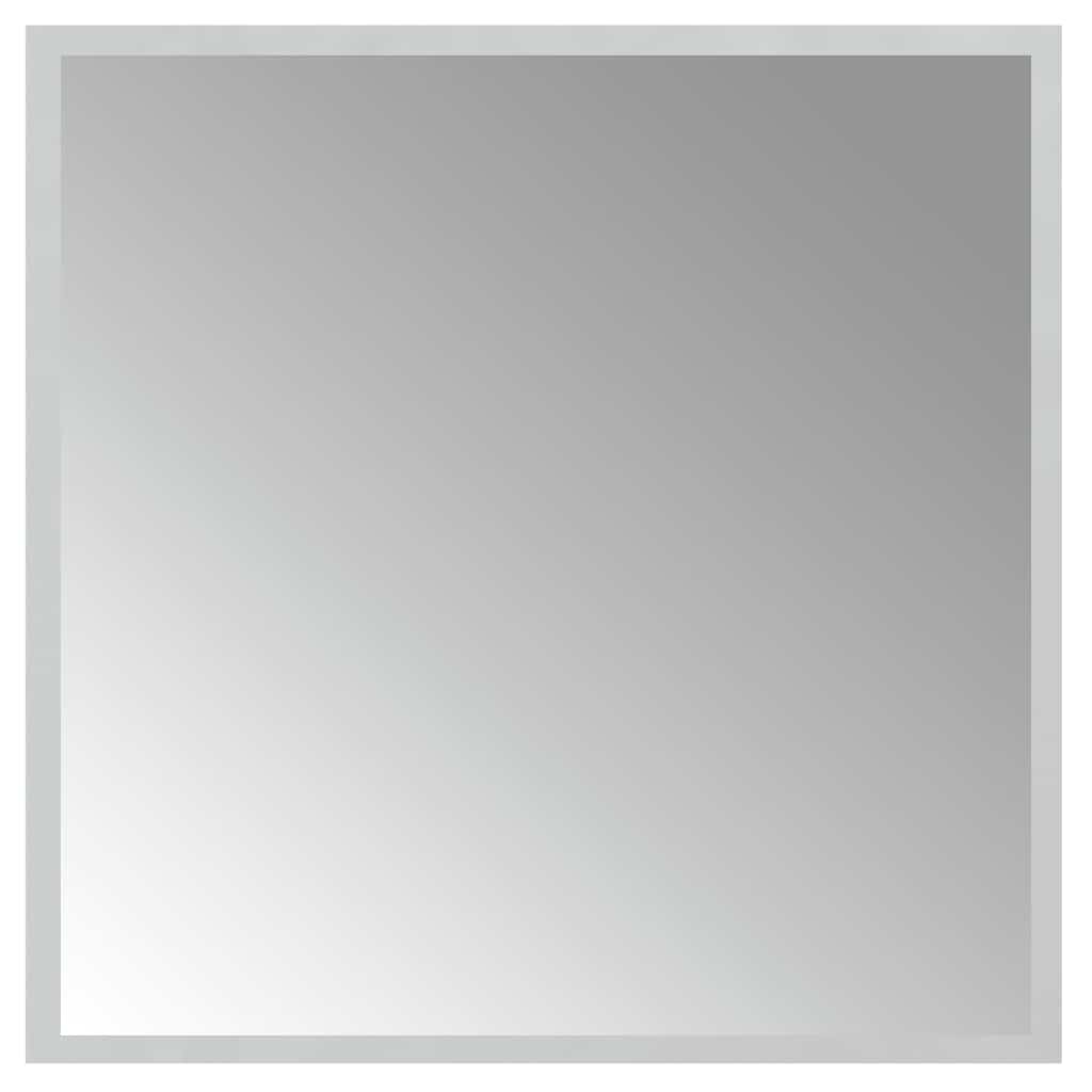 Specchio da Bagno con Luci LED 50x50 cm