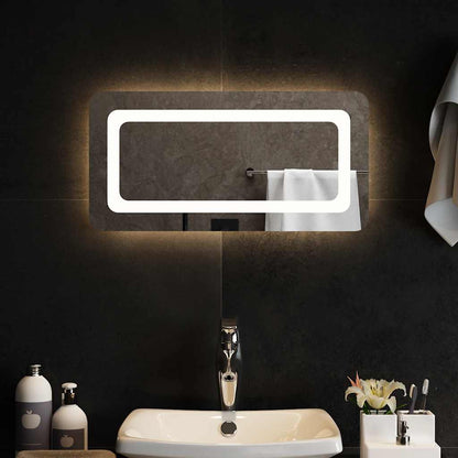 Specchio da Bagno con Luci LED 60x30 cm